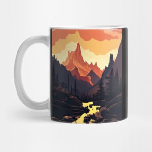 Sundown Forest Mug